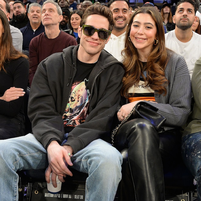Pete Davidson Has a Slam Dunk Christmas With His Younger Sister Casey